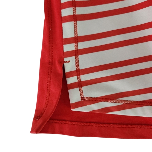 LULULEMON Track And Train Tank Twin Stripe Love Red / Love Red - Picture 4 of 11